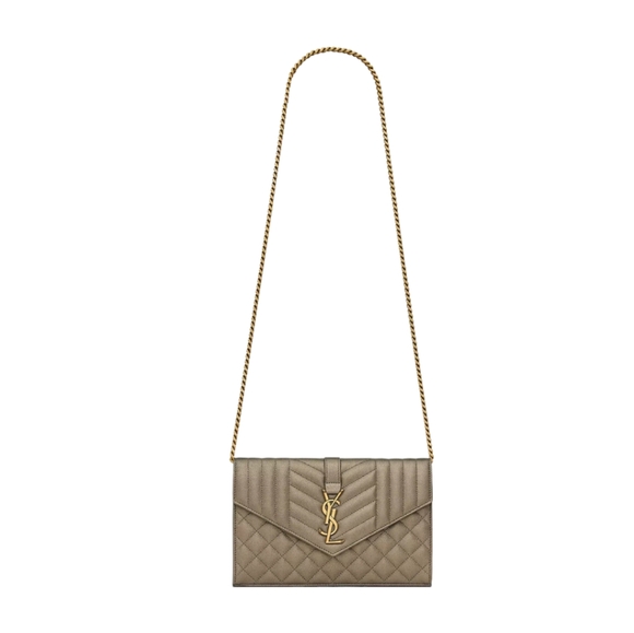 ***RESERVED! ***SOLD OFF OF PLATFORM! Saint Laurent Envelope Triquilt YSL WOC - Picture 10 of 16